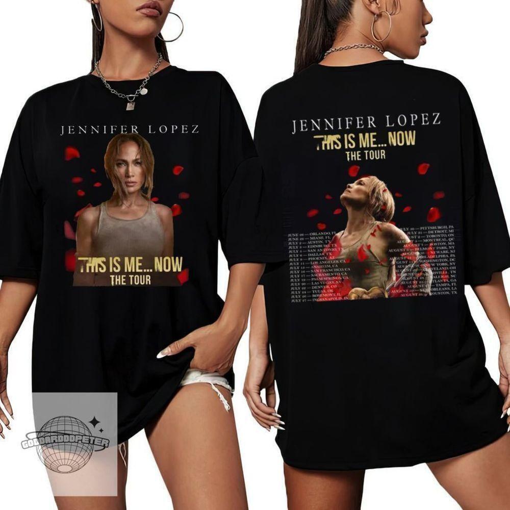 Jennifer Lopez This Is Me Now  Tour 2 Sided Fan T-Shirt